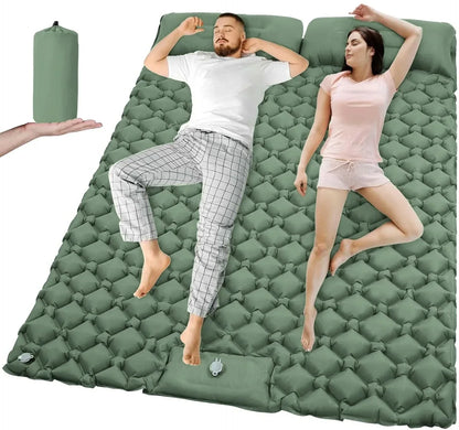 Camping Mattress Extra-Wide Built-In Pump Water-Repellent
