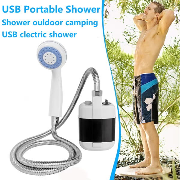 Camping Shower USB Rechargeable High-Pressure