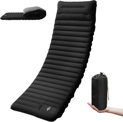 Camping Sleeping Pad Self-Inflating 4-Inch Thick Connectable