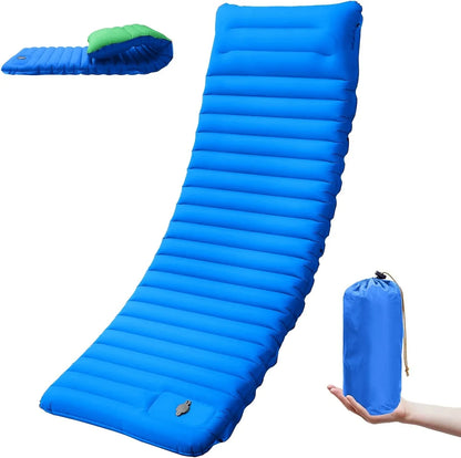 Camping Sleeping Pad Self-Inflating 4-Inch Thick Connectable