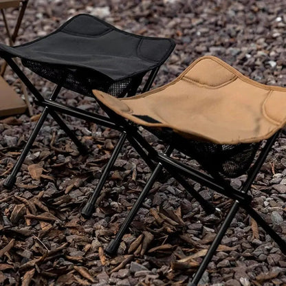 Camping Stool Tool-Free Setup Non-Slip Feet