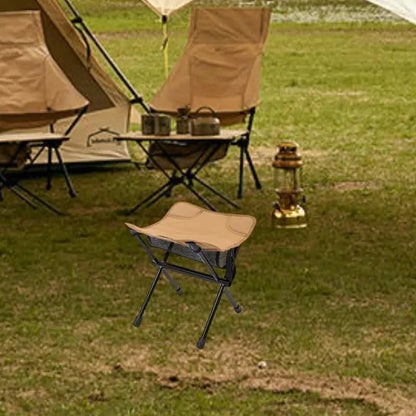 Camping Stool Tool-Free Setup Non-Slip Feet