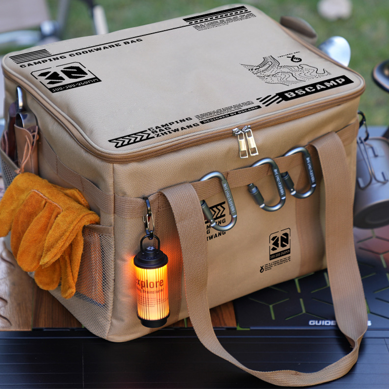Camping Storage Bag Waterproof 40kg Capacity Reinforced Base