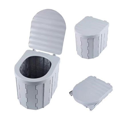 Camping Toilet Foldable Slim 2 Inch 397 Lb Capacity