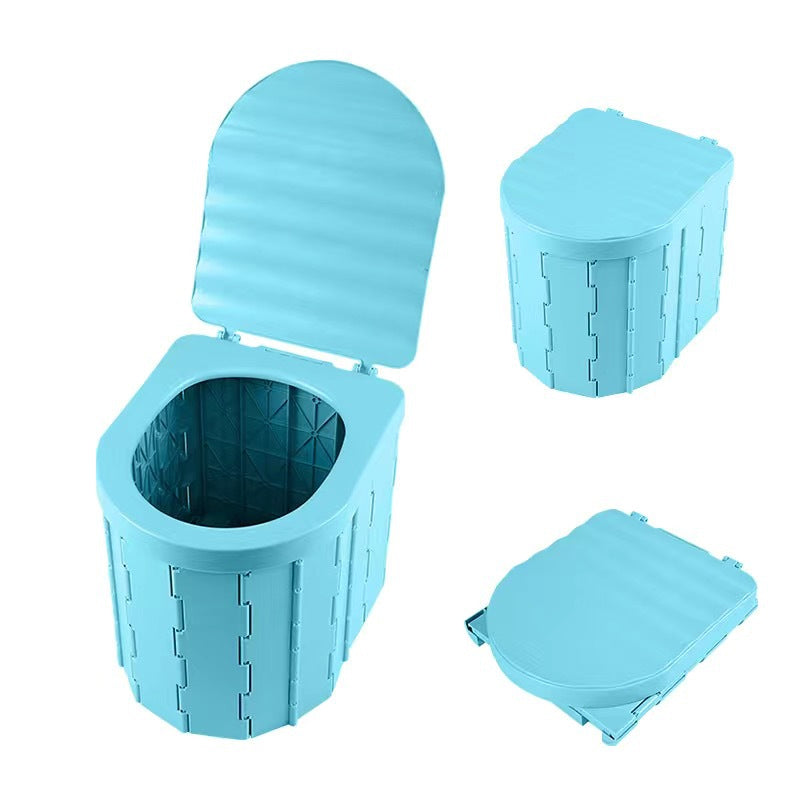 Camping Toilet Foldable Slim 2 Inch 397 Lb Capacity