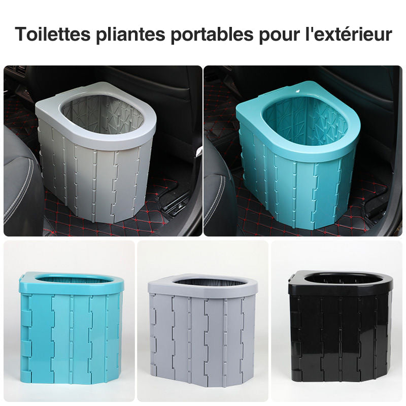 Camping Toilet Foldable Slim 2 Inch 397 Lb Capacity