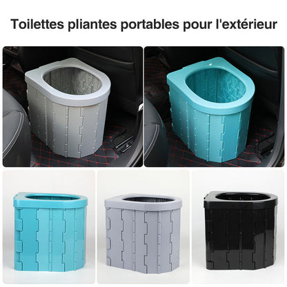 Camping Toilet Foldable Slim 2 Inch 397 Lb Capacity