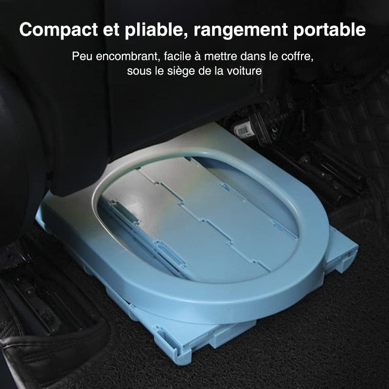 Camping Toilet Foldable Slim 2 Inch 397 Lb Capacity