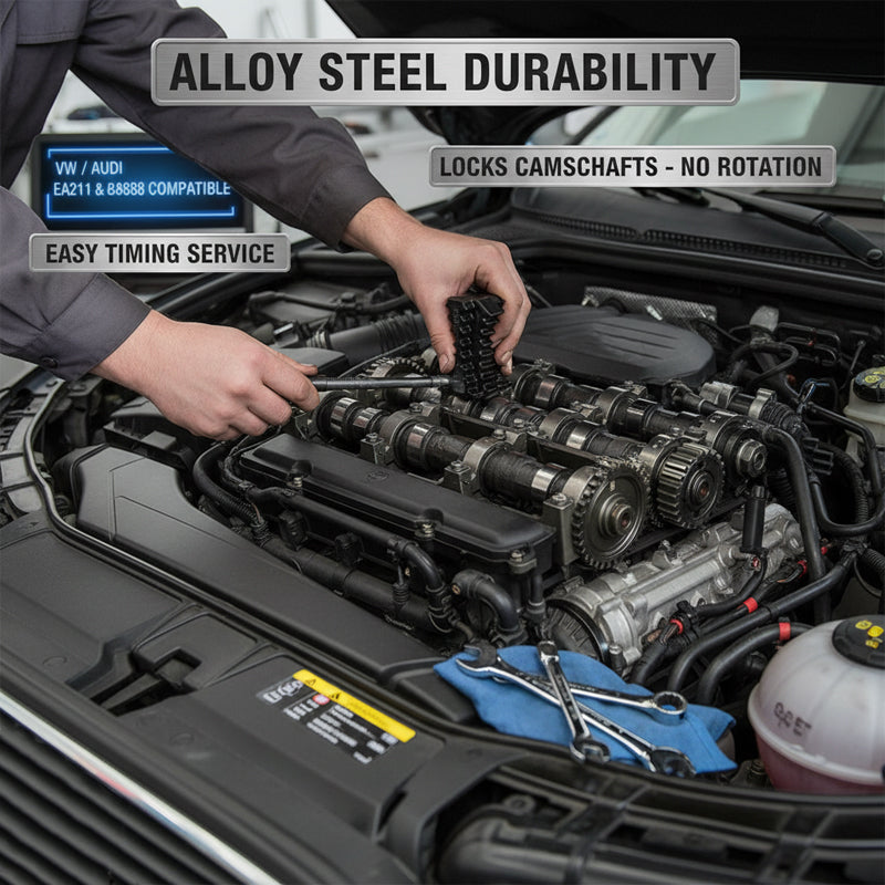 Camshaft Locking Tool Multi-Engine Compatible Heat-Treated Alloy Steel