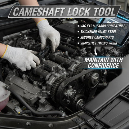 Camshaft Locking Tool Multi-Engine Compatible Heat-Treated Alloy Steel