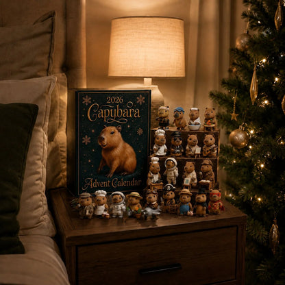 Capybara Advent Calendar 24 Daily Surprises Collectible Figures