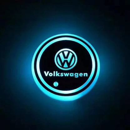 Car Coaster Set LED Lighting Motion-Activated USB-Rechargeable