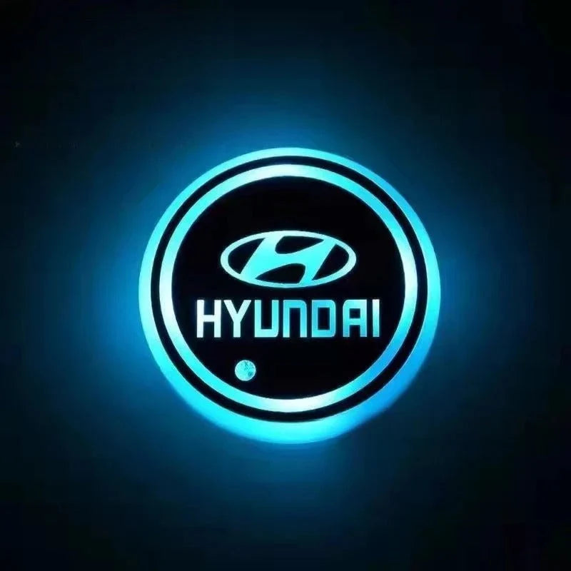 Car Coaster Set LED Lighting Motion-Activated USB-Rechargeable