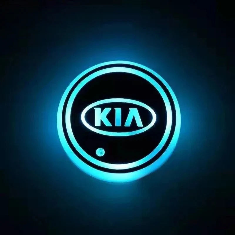 Car Coaster Set LED Lighting Motion-Activated USB-Rechargeable