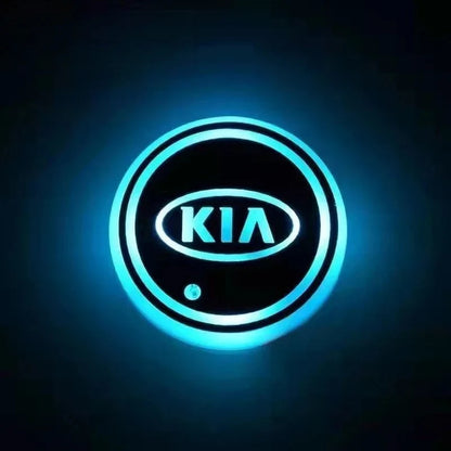 Car Coaster Set LED Lighting Motion-Activated USB-Rechargeable