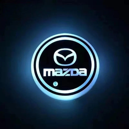 Car Coaster Set LED Lighting Motion-Activated USB-Rechargeable