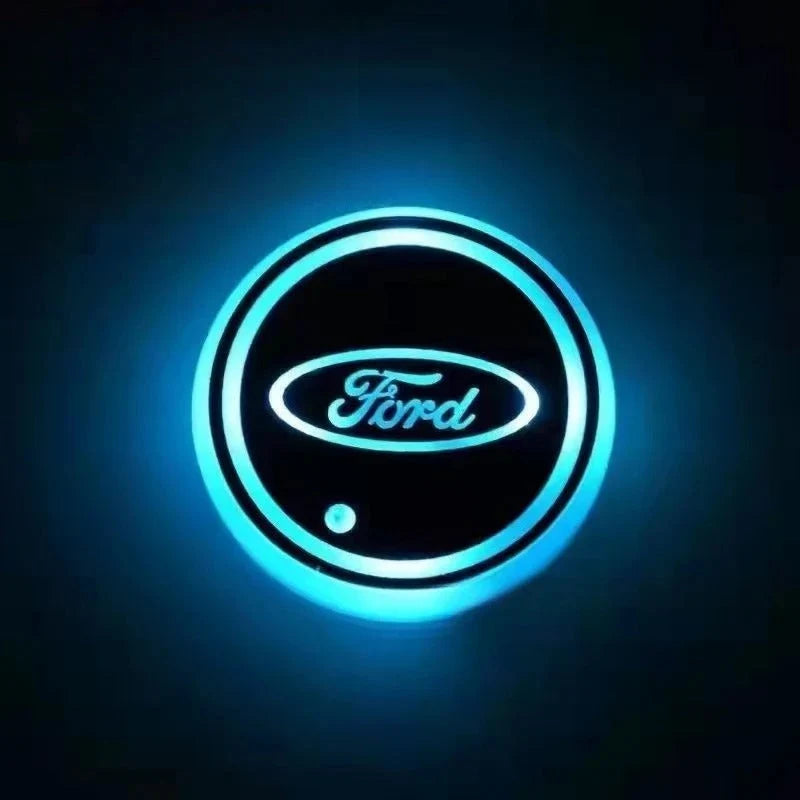 Car Coaster Set LED Lighting Motion-Activated USB-Rechargeable