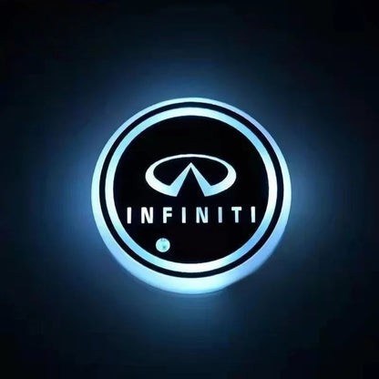 Car Coaster Set LED Lighting Motion-Activated USB-Rechargeable
