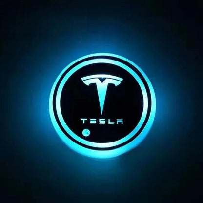 Car Coaster Set LED Lighting Motion-Activated USB-Rechargeable