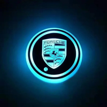 Car Coaster Set LED Lighting Motion-Activated USB-Rechargeable