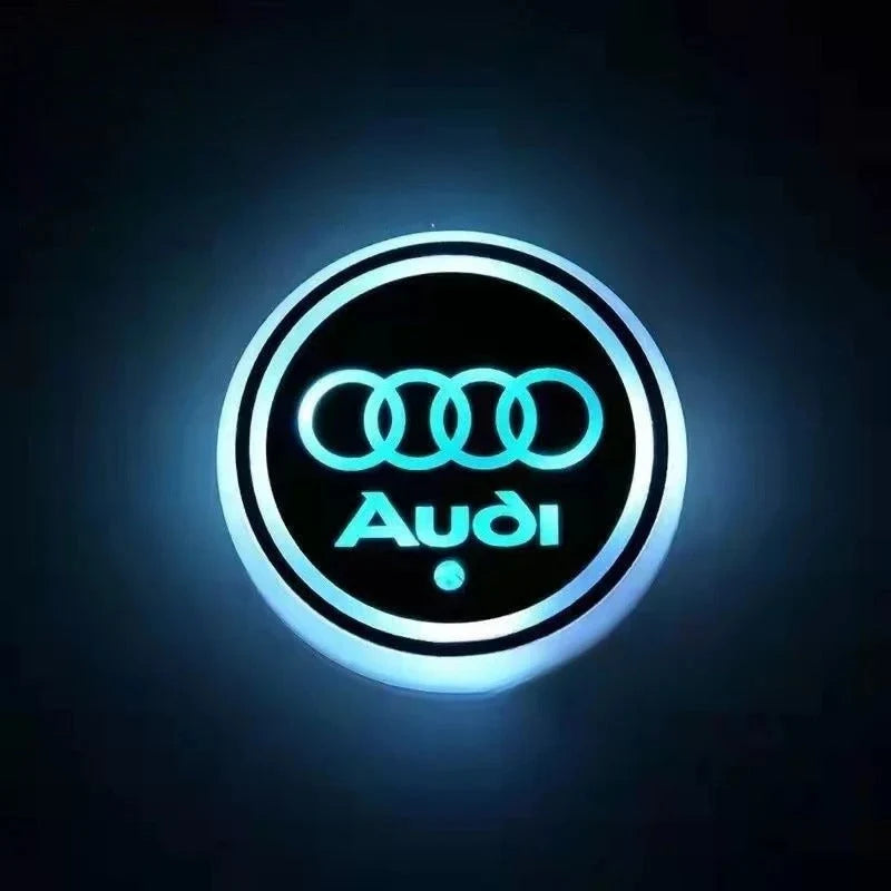 Car Coaster Set LED Lighting Motion-Activated USB-Rechargeable