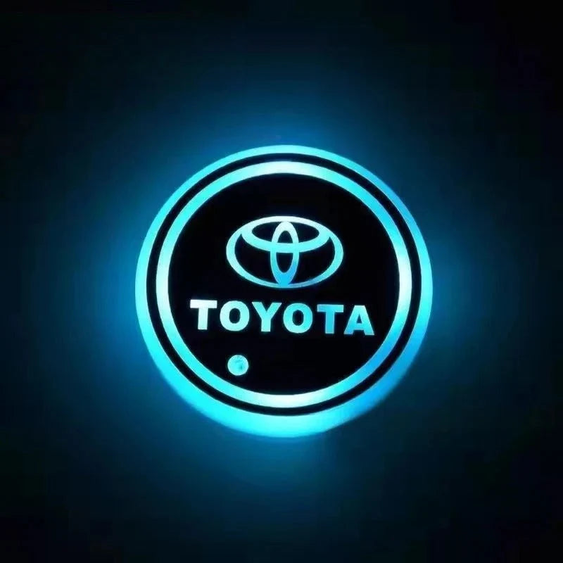 Car Coaster Set LED Lighting Motion-Activated USB-Rechargeable