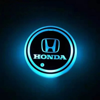 Car Coaster Set LED Lighting Motion-Activated USB-Rechargeable