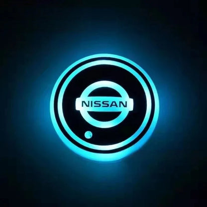 Car Coaster Set LED Lighting Motion-Activated USB-Rechargeable