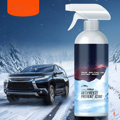 Car De-Icer Spray Instant Ice Removal Paint-Safe & Water-Based
