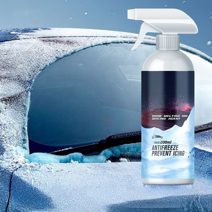 Car De-Icer Spray Instant Ice Removal Paint-Safe & Water-Based