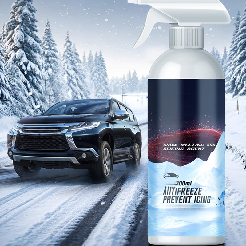 Car De-Icer Spray Instant Ice Removal Paint-Safe & Water-Based