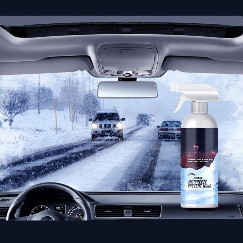 Car De-Icer Spray Instant Ice Removal Paint-Safe & Water-Based