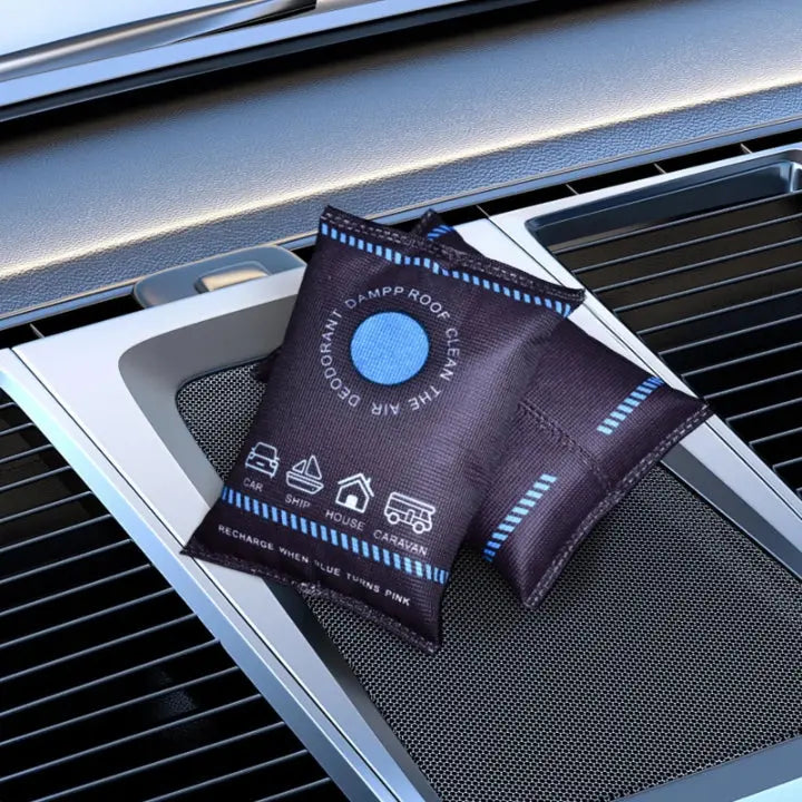 Car Dehumidifier Bags Reusable Color Indicator Set of 2