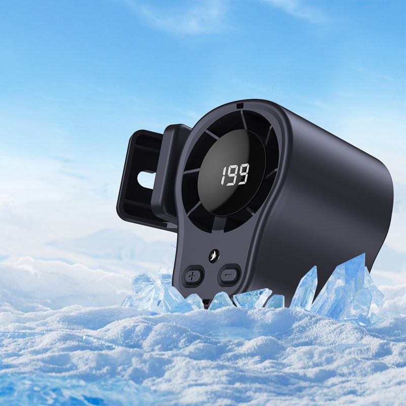 Car Fan Clamp Mount USB Rechargeable 3-Speed