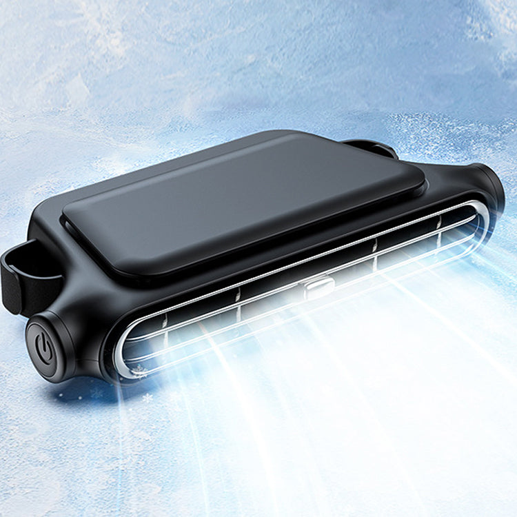 Car Headrest Fan Dual Turbine Adjustable Nozzle Rechargeable