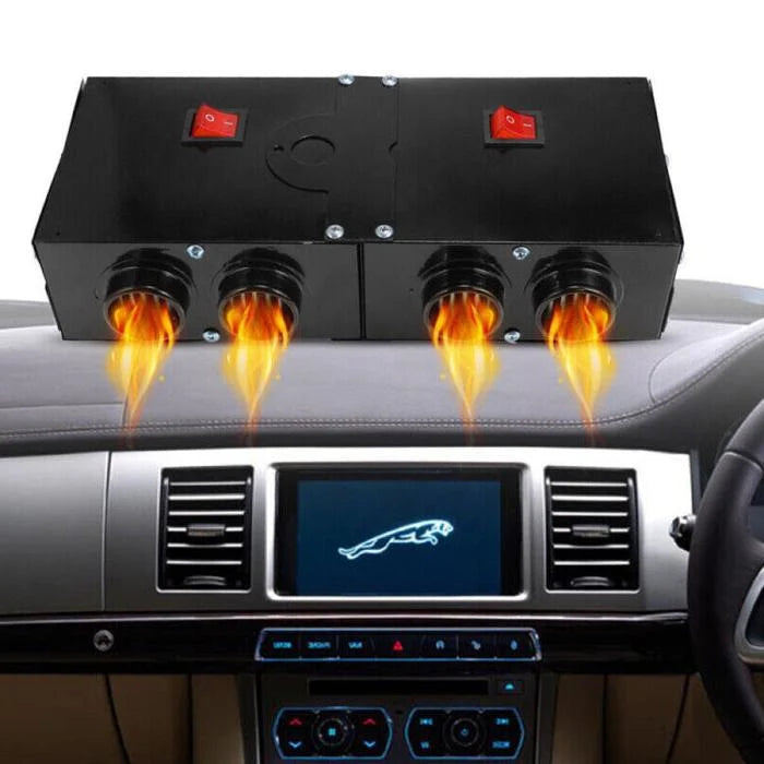 Car Heater & Defroster 12V 500W Four-Outlet Rapid Heating