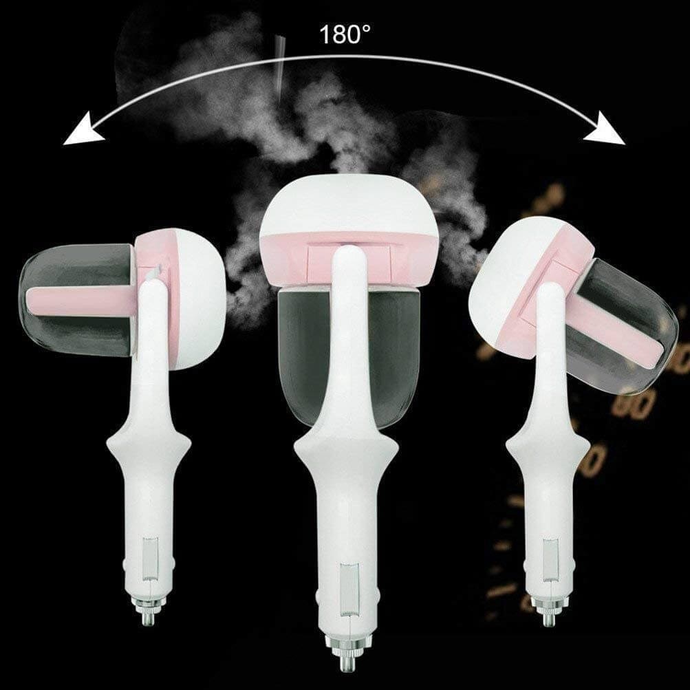 Car Humidifier Ultrasonic Aromatherapy Cigarette Lighter Plug