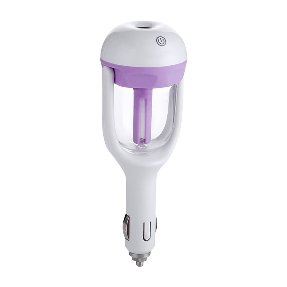 Car Humidifier Ultrasonic Aromatherapy Cigarette Lighter Plug