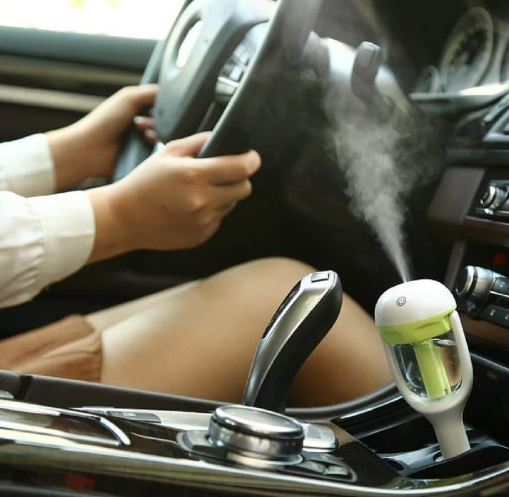Car Humidifier Ultrasonic Aromatherapy Cigarette Lighter Plug