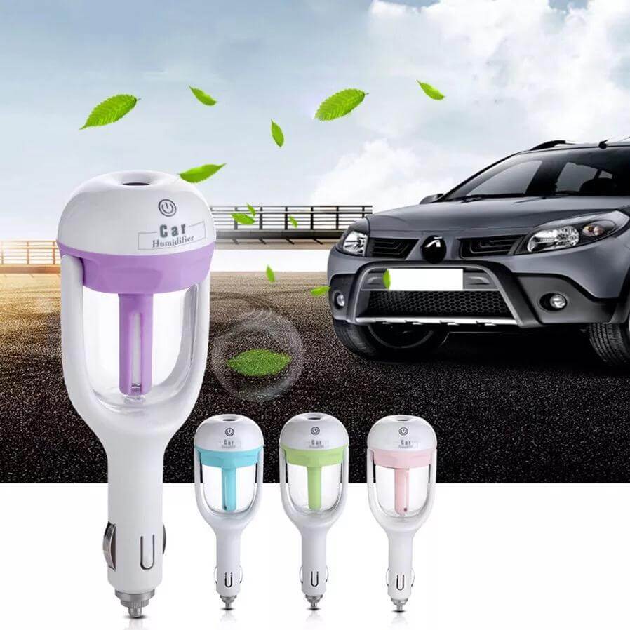 Car Humidifier Ultrasonic Aromatherapy Cigarette Lighter Plug