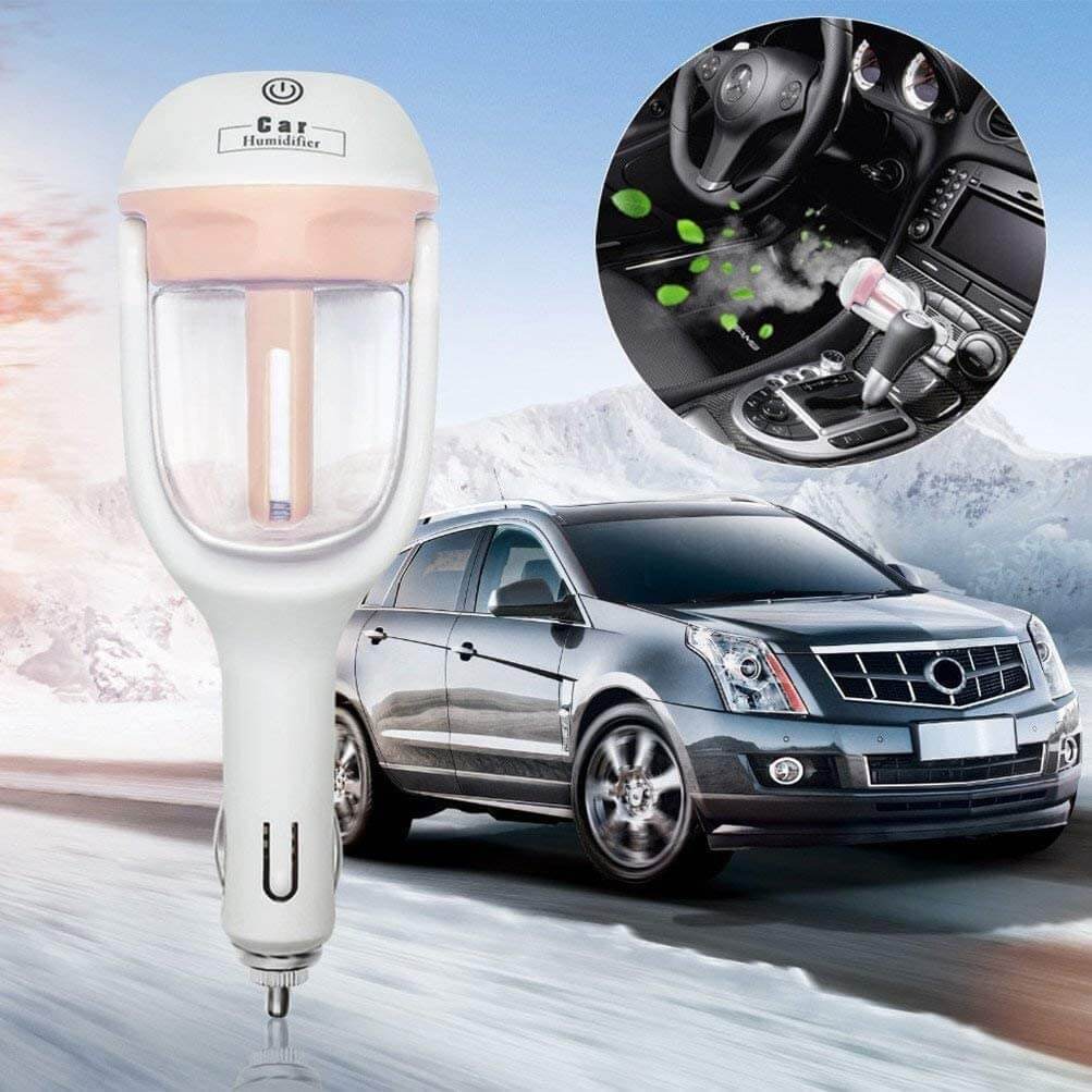 Car Humidifier Ultrasonic Aromatherapy Cigarette Lighter Plug