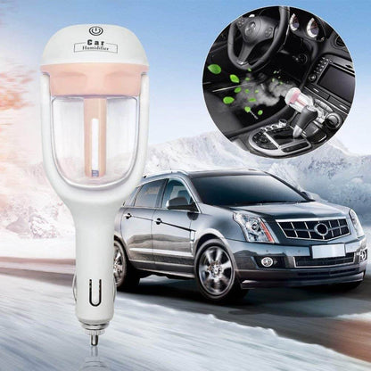 Car Humidifier Ultrasonic Aromatherapy Cigarette Lighter Plug