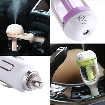 Car Humidifier Ultrasonic Aromatherapy Cigarette Lighter Plug