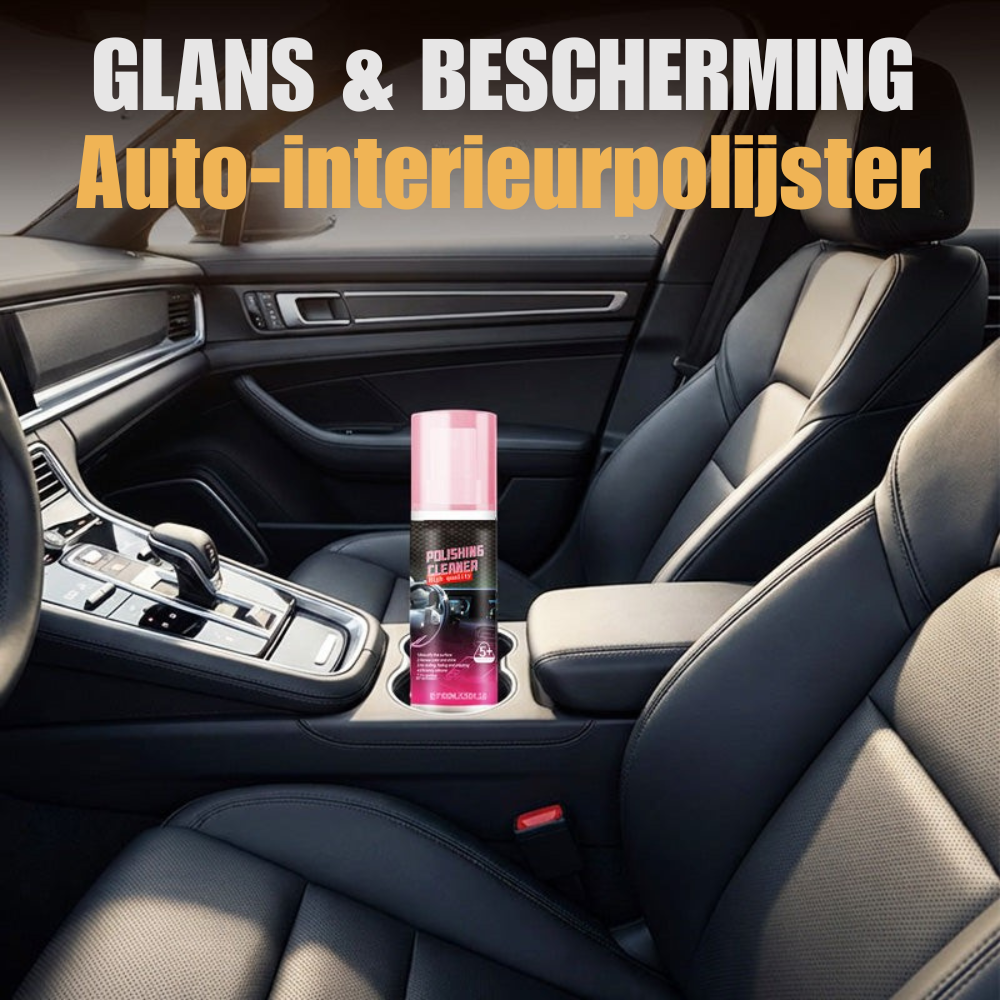 Car Interior Cleaner Leather Vinyl & Plastic Odor Eliminator