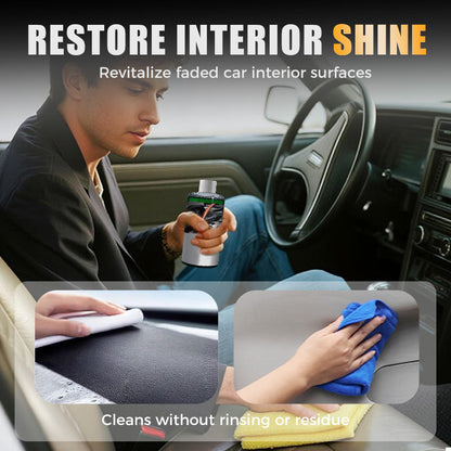 Car Interior Polish Leather & Plastic Antibacterial