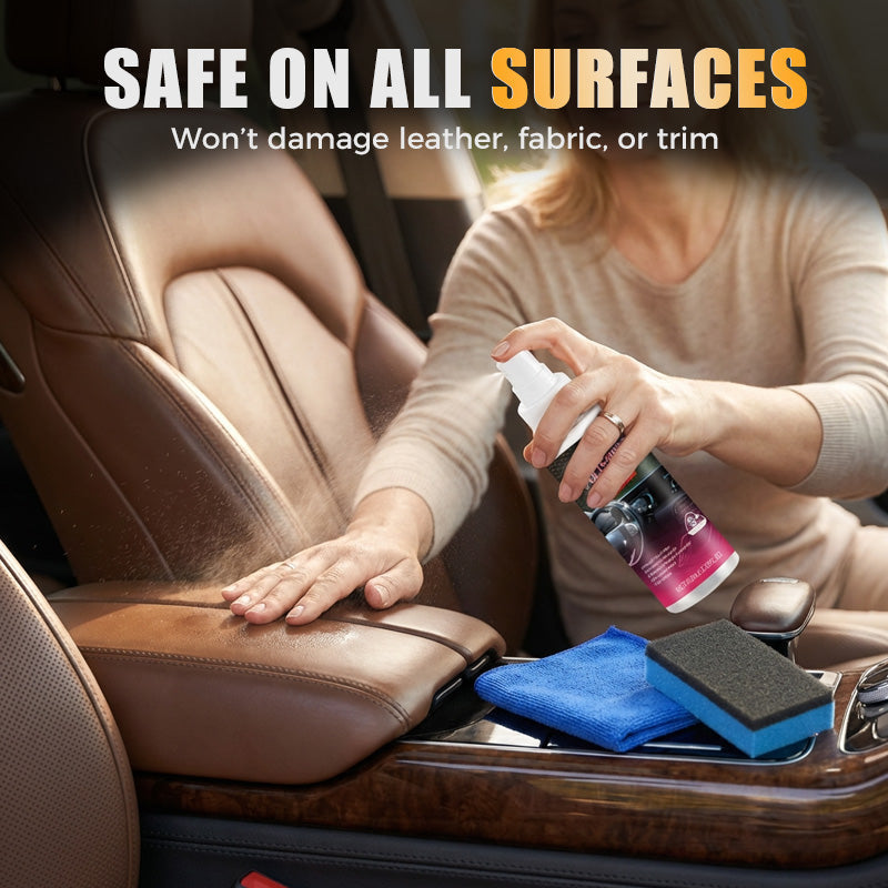 Car Interior Polish Leather & Plastic Antibacterial
