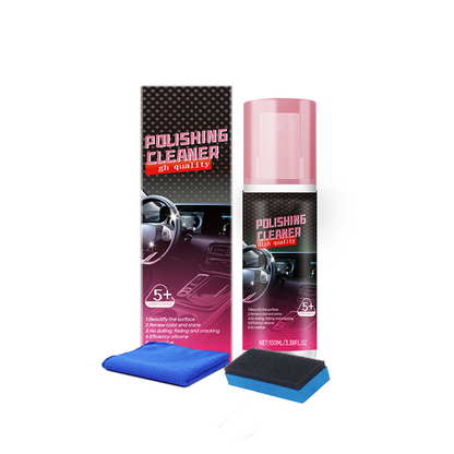 Car Interior Polish Leather & Plastic Antibacterial