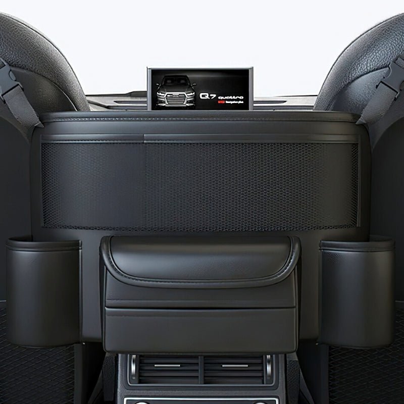 Car Organizer Multi-Compartment Cup & Phone Pockets