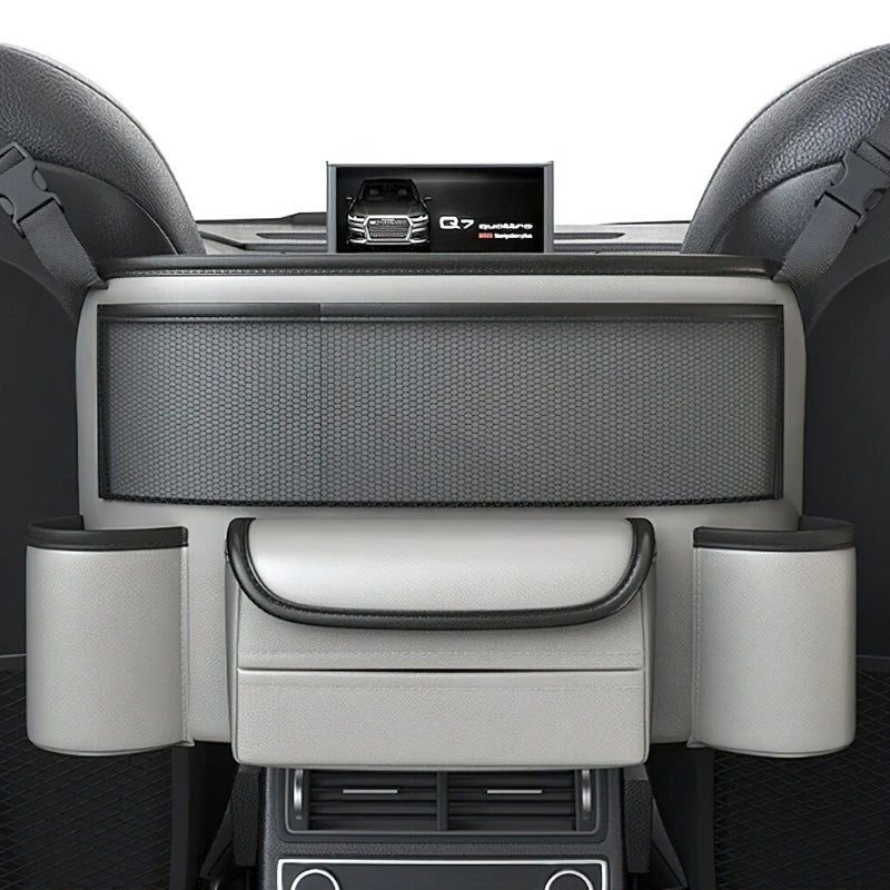 Car Organizer Multi-Compartment Cup & Phone Pockets