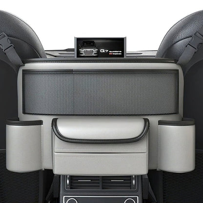 Car Organizer Multi-Compartment Cup & Phone Pockets